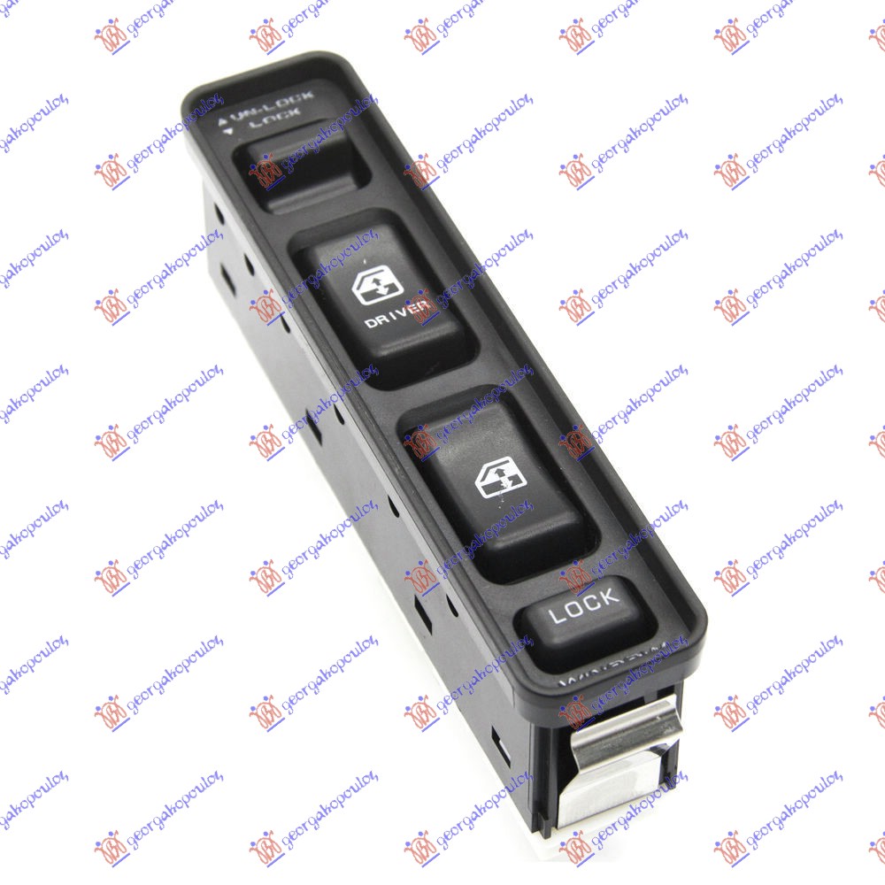 PREKIDAC U PREDNJIM VRATIMA (2 TASTERA) KRATKI (8 PIN) - LEVO