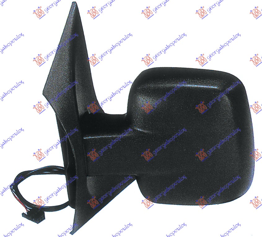 RETROVIZOR ELEKTRICNI SA GREJACEM (KONVEKSNO STAKLO) - LEVO