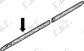 LAJSNA PREDNJIH VRATA 5 VRATA - LEVO