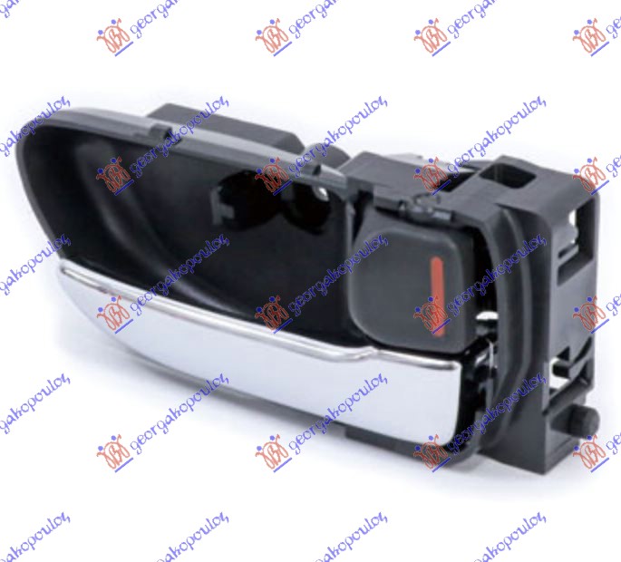 KVAKA PREDNJIH/ZADNJIH VRATA UNUTRASNJA HROM/CRNA - DESNO