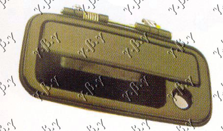 KVAKA PREDNJIH VRATA SPOLJASNJA CRNA - LEVO