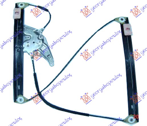 PODIZAC PREDNJEG PROZORA ELEKTRICNI (BEZ MOTORA) - DESNO