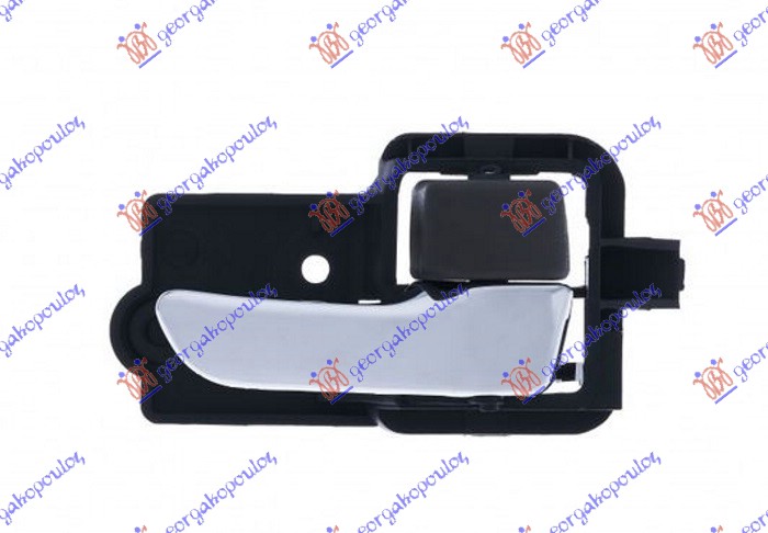 KVAKA PREDNJIH/ZADNJIH VRATA UNUTRASNJA HROM/SIVA - DESNO