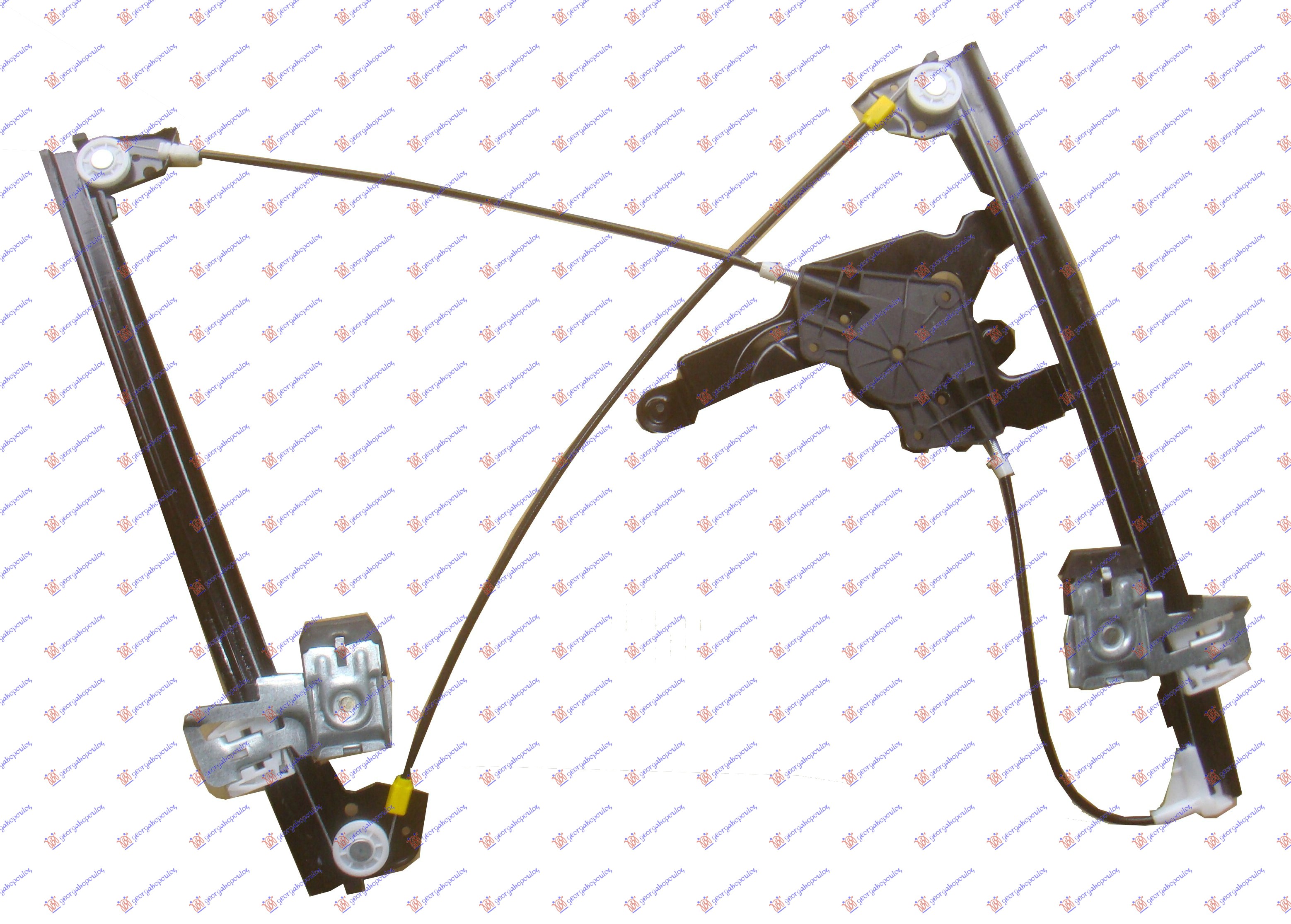 PODIZAC PREDNJEG PROZORA ELEKTRICNI (BEZ MOTORA) - DESNO