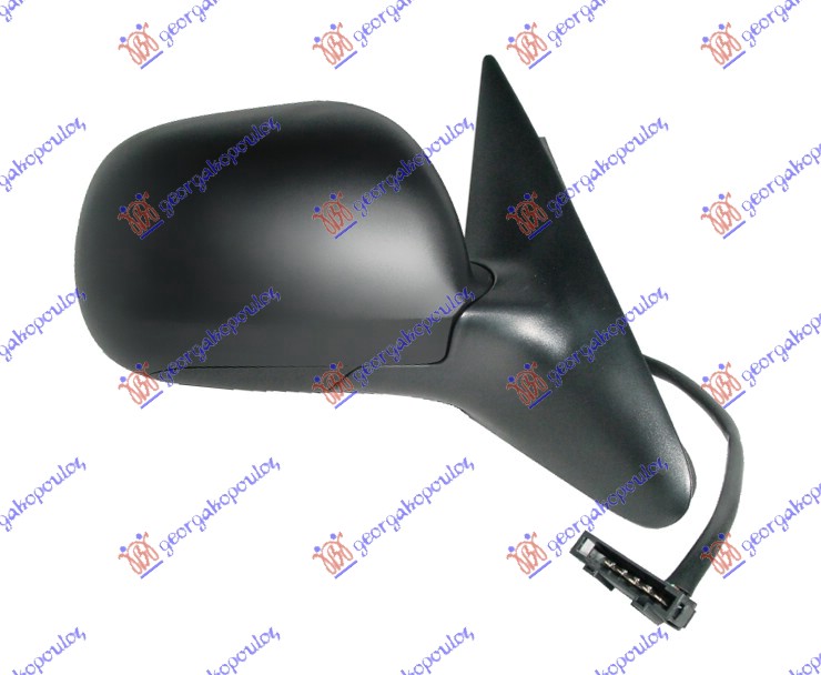 RETROVIZOR ELEKTRICNI SA GREJACEM KRATKI (A KVALITET) (KONVEKSNO STAKLO) - DESNO