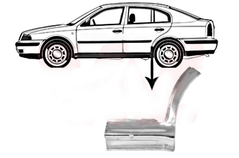RUB (PREDNJI DEO SA POLOVINOM SAJTNE) - LEVO
