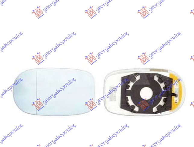 STAKLO RETROVIZORA SA GREJACEM - LEVO