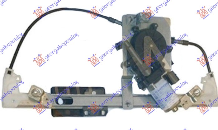 PODIZAC ZADNJEG PROZORA ELEKTRICNI 4/5 VRATA (2 KABLA) - LEVO