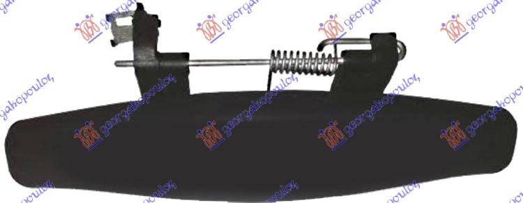 KVAKA PREDNJIH/ZADNJIH VRATA SPOLJASNJA CRNA - DESNO