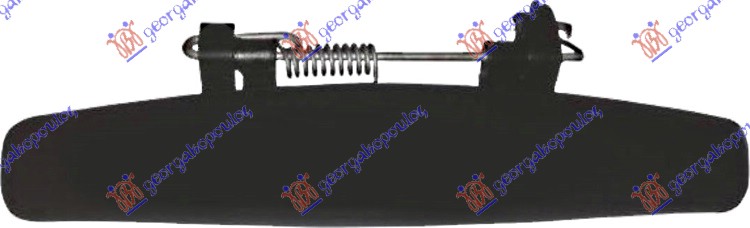 KVAKA PREDNJIH/ZADNJIH VRATA SPOLJASNJA CRNA - LEVO