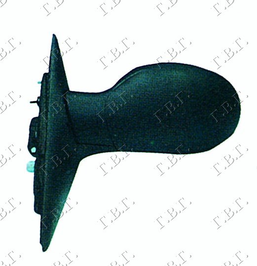 RETROVIZOR ELEKTRICNI SA GREJACEM (A KVALITET) (ASFERICNO STAKLO) - LEVO