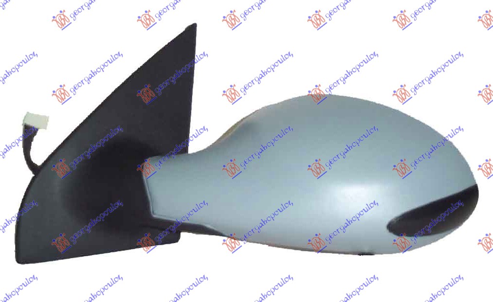 RETROVIZOR ELEKTRICNI SA GREJACEM (SENZOR) (A KVALITET) (KONVEKSNO STAKLO) - LEVO