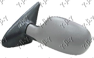 RETROVIZOR ELEKTRICNI SA GREJACEM PM (ASFERICNO STAKLO) - LEVO