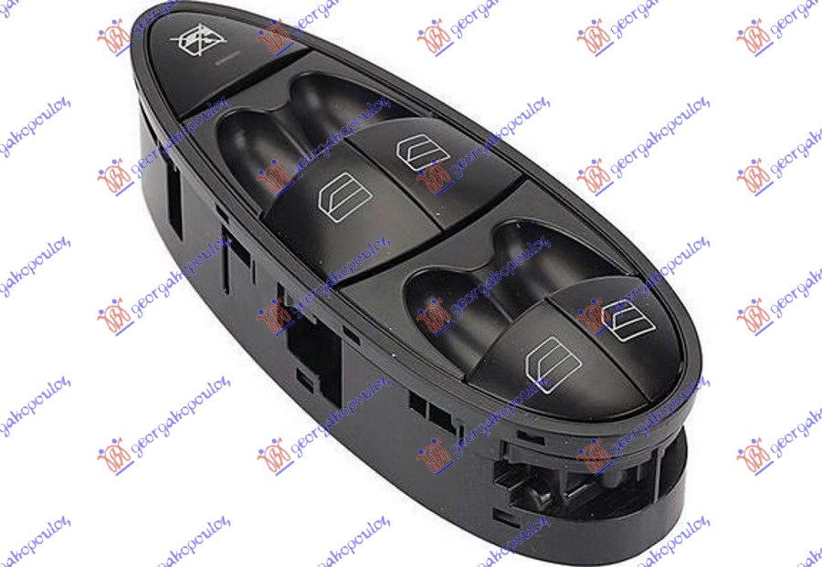 PREKIDAC U PREDNJIM VRATIMA (4 TASTERA) (3 PIN) - LEVO