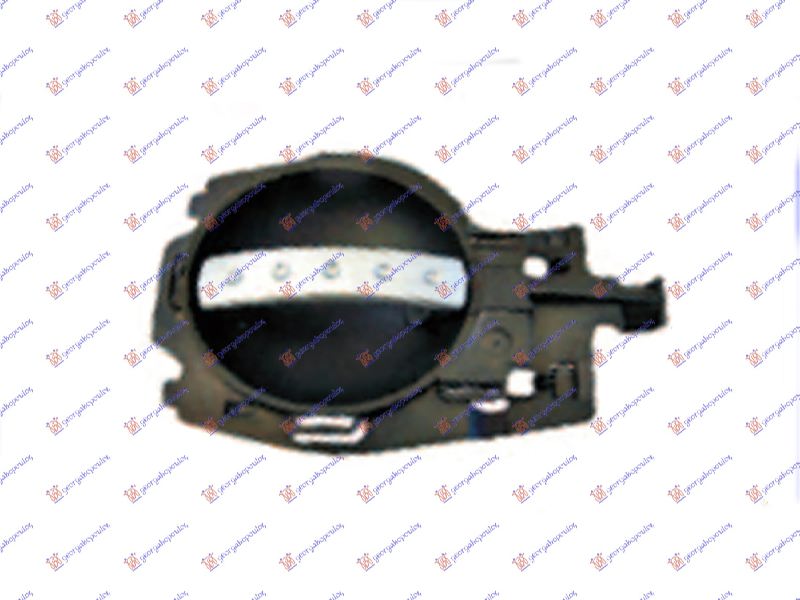 KVAKA PREDNJIH/ZADNJIH VRATA UNUTRASNJA SREBRNA/CRNA - LEVO