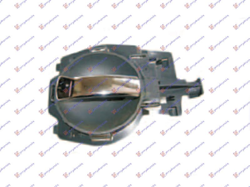 KVAKA PREDNJIH/ZADNJIH VRATA UNUTRASNJA HROM/CRNA - LEVO