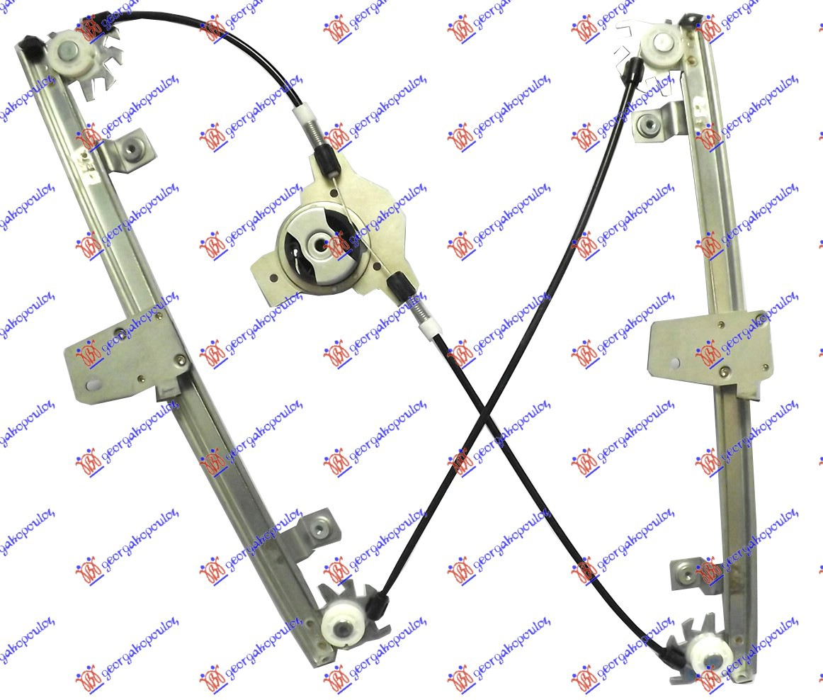 PODIZAC PREDNJEG PROZORA ELEKTRICNI (BEZ MOTORA) - DESNO