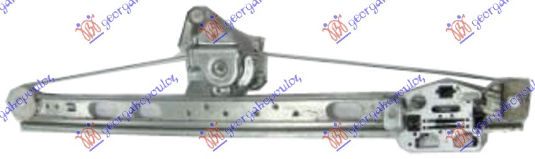PODIZAC ZADNJEG PROZORA ELEKTRICNI (BEZ MOTORA) - DESNO