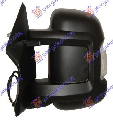 RETROVIZOR ELEKTRICNI SA GREJACEM KRATKI (MIGAVAC) (SENZOR) (A KVALITET) (KONVEK - LEVO