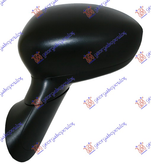 RETROVIZOR MEHANICKI CRNI (A KVALITET) (KONVEKSNO STAKLO) - LEVO