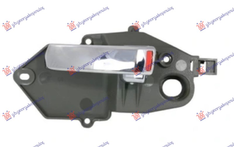 KVAKA PREDNJIH VRATA UNUTRASNJA HROM - LEVO