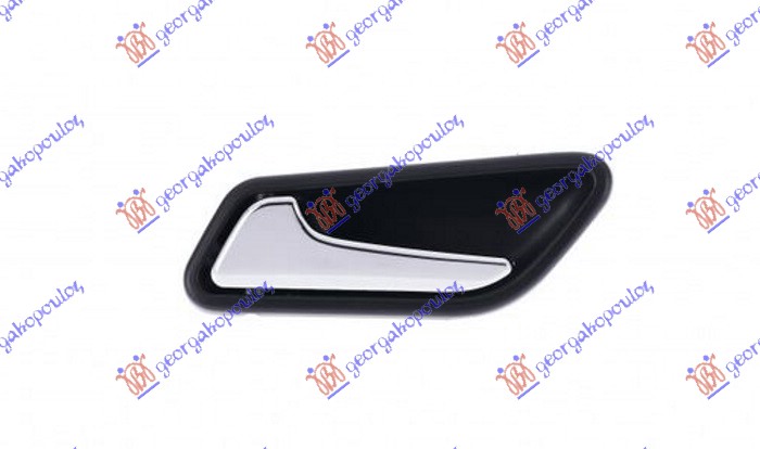 KVAKA ZADNJIH VRATA UNUTRASNJA HROM/CRNA - LEVO