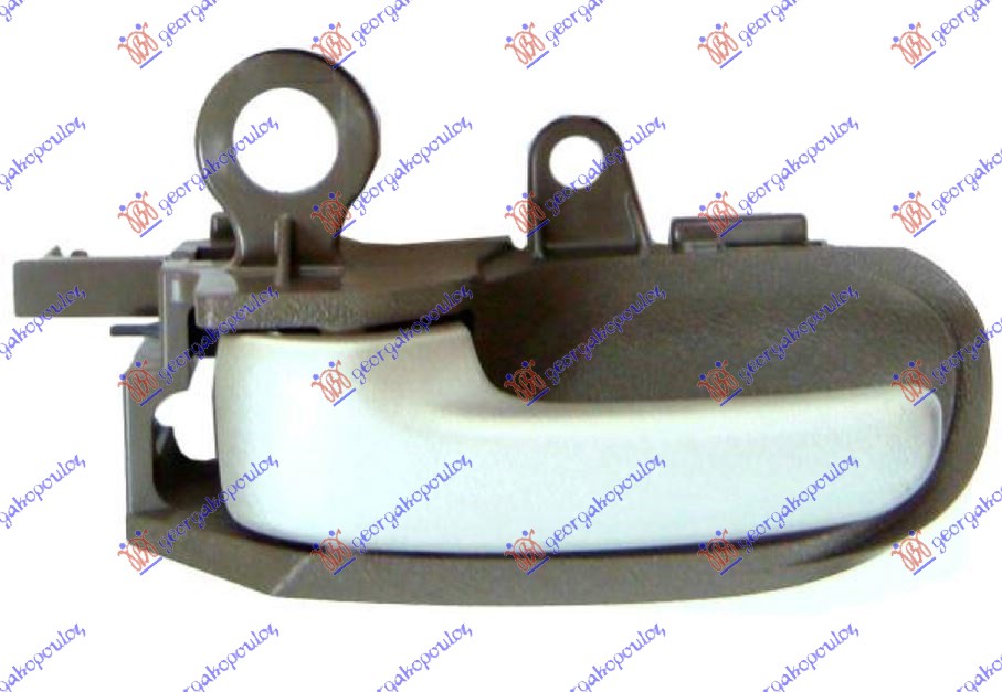 KVAKA PREDNJIH/ZADNJIH VRATA UNUTRASNJA SREBRNA - LEVO