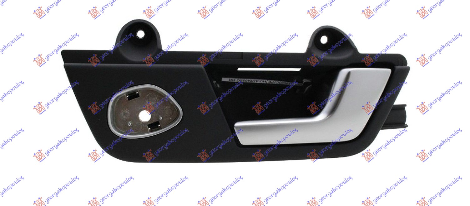 KVAKA ZADNJIH VRATA UNUTRASNJA SREBRNA/CRNA - DESNO