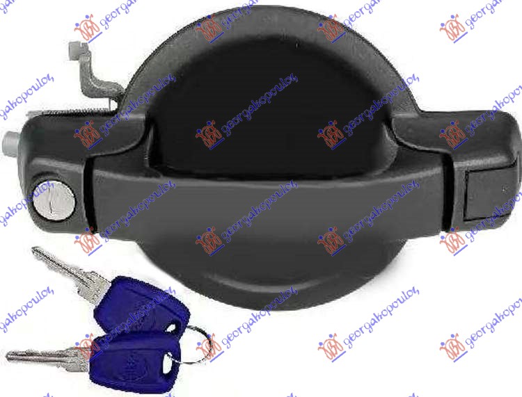 KVAKA PREDNJIH VRATA SPOLJASNJA KOMPLET SA KLJUCEM - DESNO