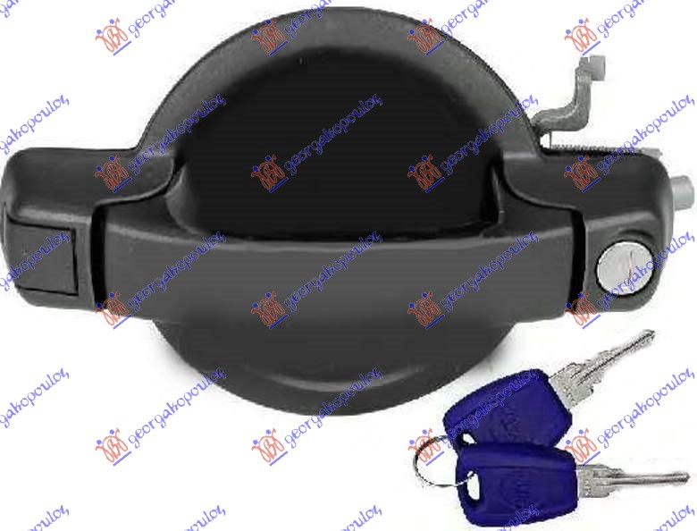 KVAKA PREDNJIH VRATA SPOLJASNJA KOMPLET SA KLJUCEM - LEVO