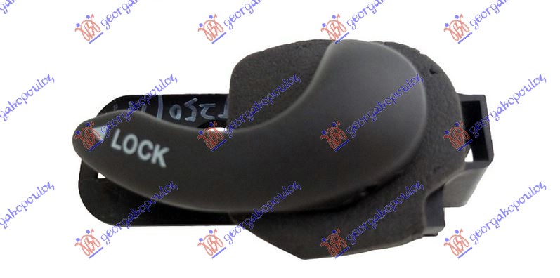 KVAKA PREDNJIH VRATA UNUTRASNJA CRNA - DESNO