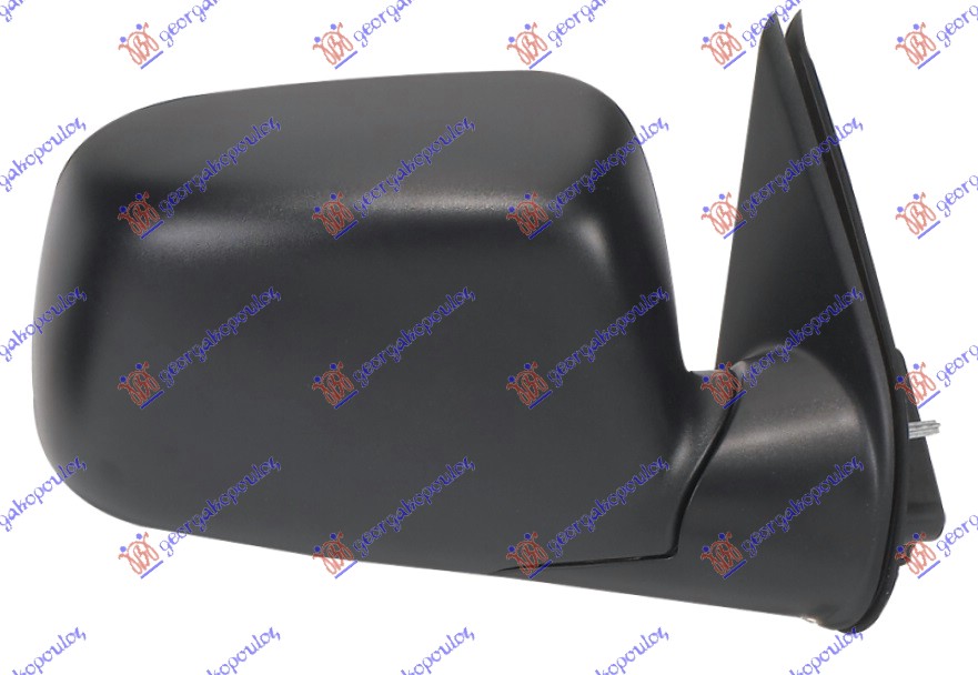 RETROVIZOR MEHANICKI CRNI (A KVALITET) (KONVEKSNO STAKLO) - DESNO