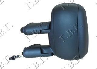 RETROV.MEH.SA KABLOM CRNI L-Doblo(00-05) - LEVO