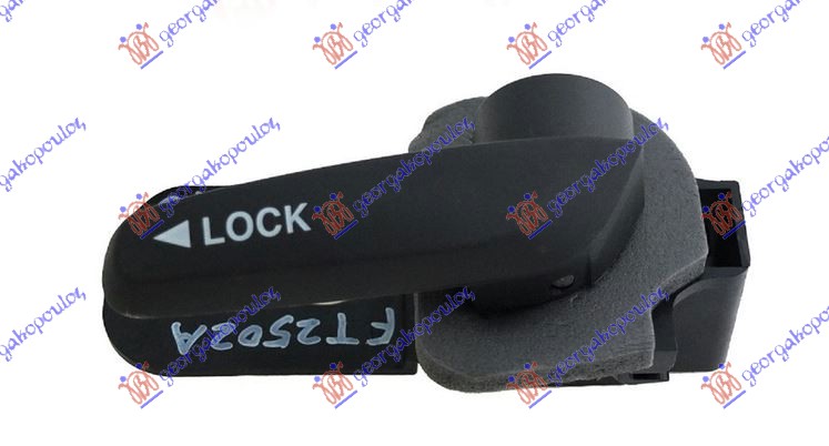 KVAKA PREDNJIH VRATA UNUTRASNJA CRNA - DESNO