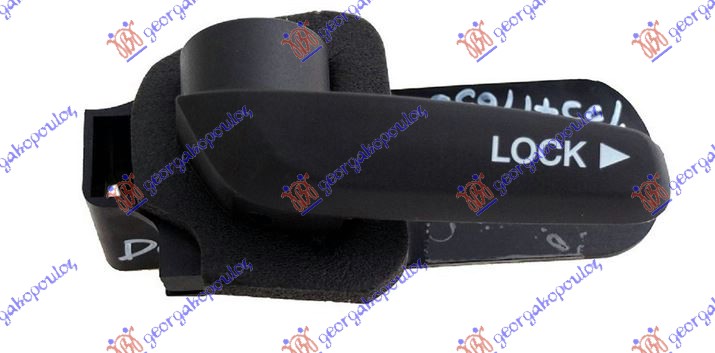 KVAKA PREDNJIH VRATA UNUTRASNJA CRNA - LEVO