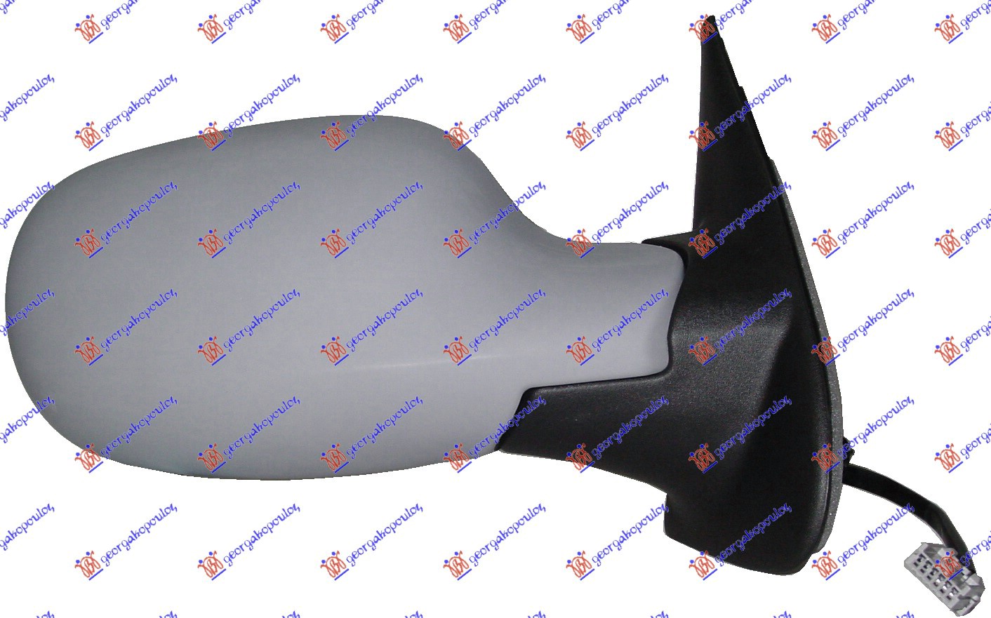 RETROVIZOR ELEKTRICNI SA GREJACEM PM -09 (KONVEKSNO STAKLO) - DESNO