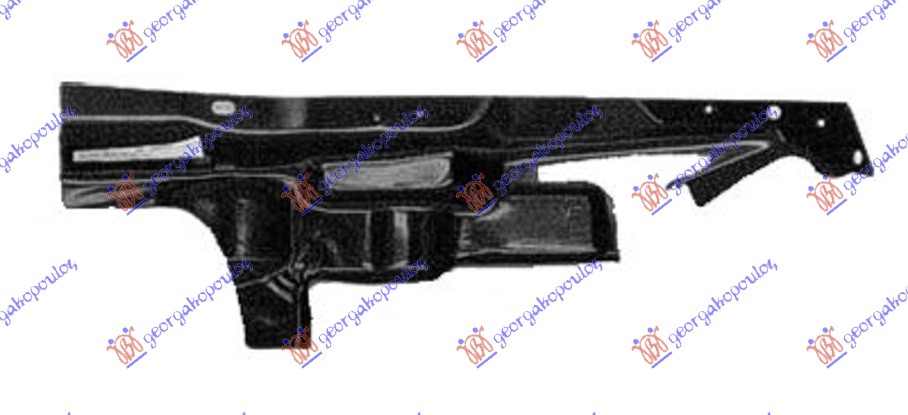 NOSAC FARA UNUTRASNJI METALNI - LEVO