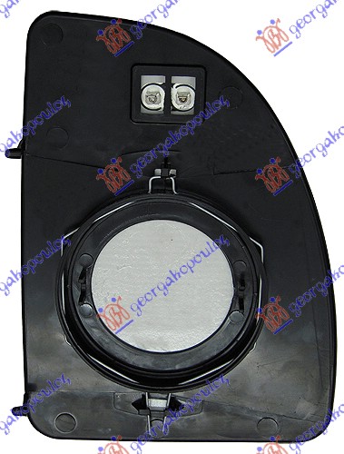 STAKLO RETROVIZORA SA GREJACEM (GORNJI DEO) 99- (KONVEKSNO) - LEVO