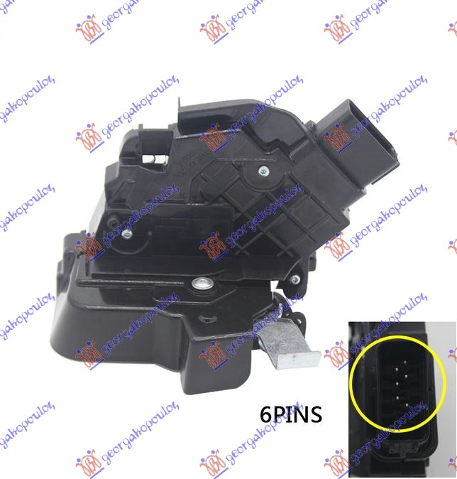 BRAVA ZADNJIH VRATA ELEKTRICNA (6 PIN) - DESNO