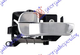 KVAKA VRATA UNUTRASNJA HROM (SA BRAVOM) - LEVO