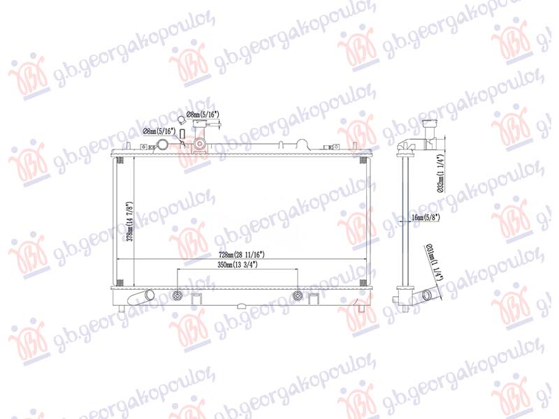 HLADNJAK MOTORA 2.0/2.3 BENZIN (AUTO) (738x375)