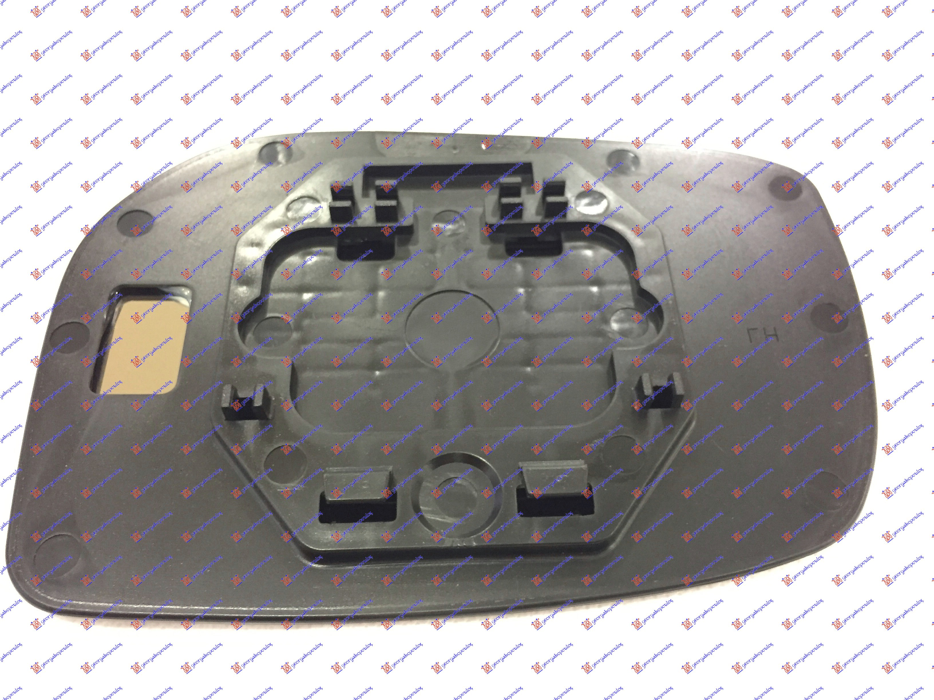 STAKLO RETROVIZORA (KOCKASTO KACENJE) (JAPAN) (KONVEKSNO) - LEVO