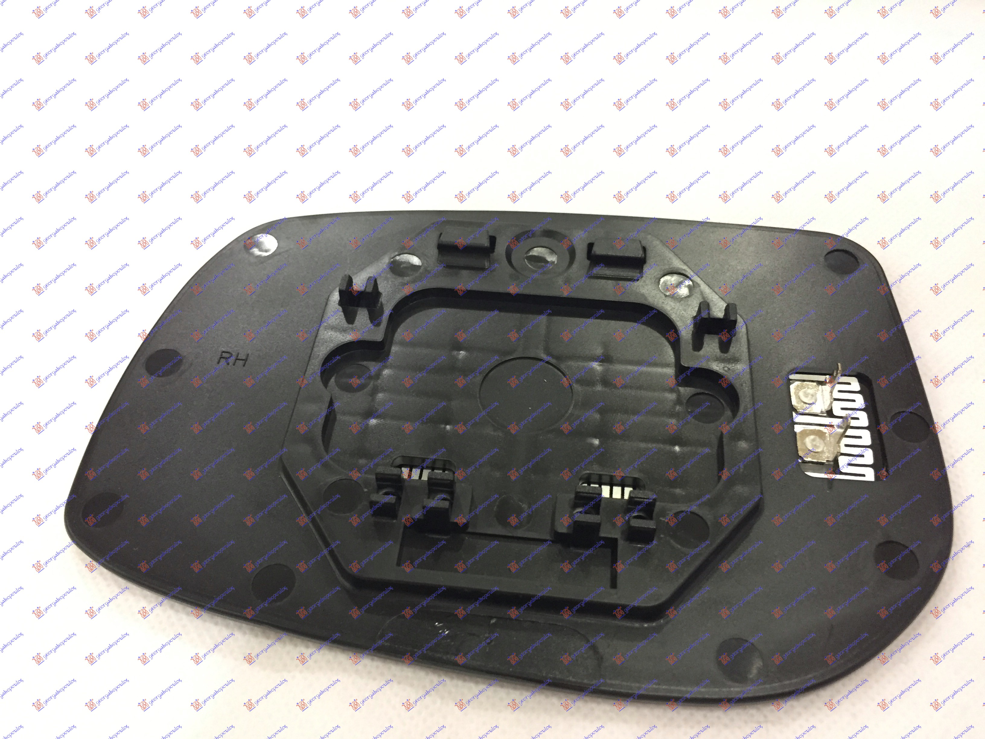 STAKLO RETROVIZORA SA GREJACEM (KOCKASTO KACENJE) (JAPAN) (KONVEKSNO) - DESNO