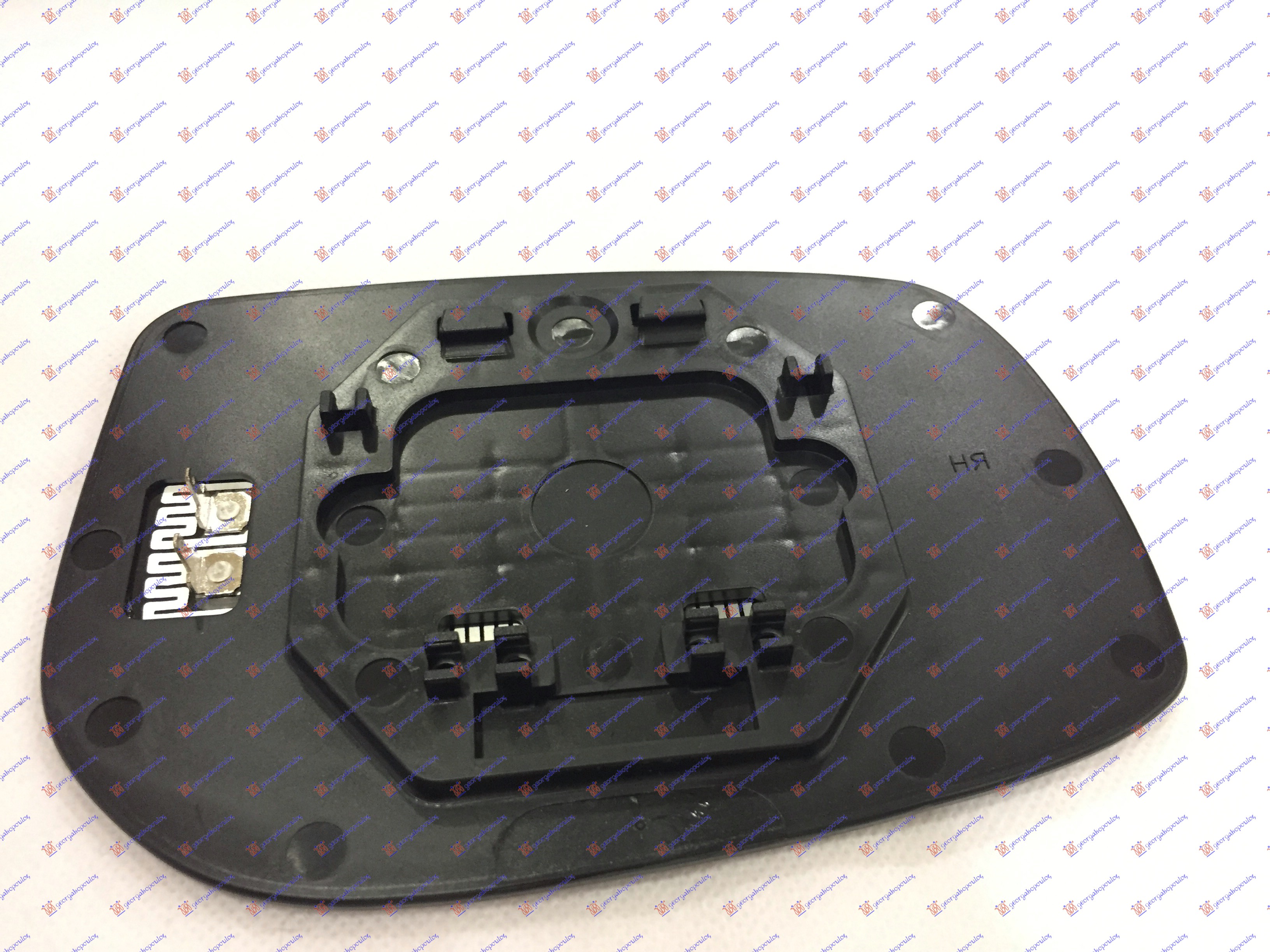 STAKLO RETROVIZORA SA GREJACEM (KOCKASTO KACENJE) (JAPAN) (KONVEKSNO) - LEVO