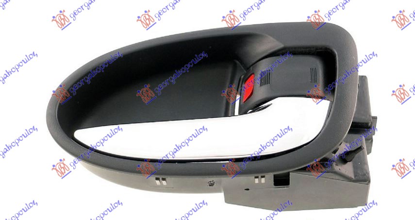 KVAKA PREDNJIH/ZADNJIH VRATA UNUTRASNJA HROM/CRNA - DESNO