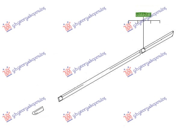 LAJSNA ZADNJEG BLATOBRANA 3 VRATA (O) - DESNO