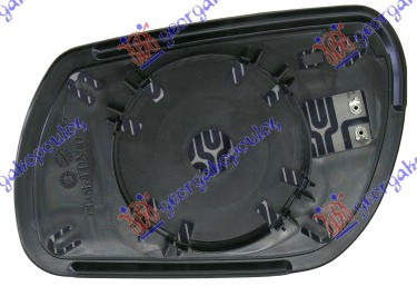 STAKLO RETROVIZORA SA GREJACEM (KONVEKSNO) - DESNO