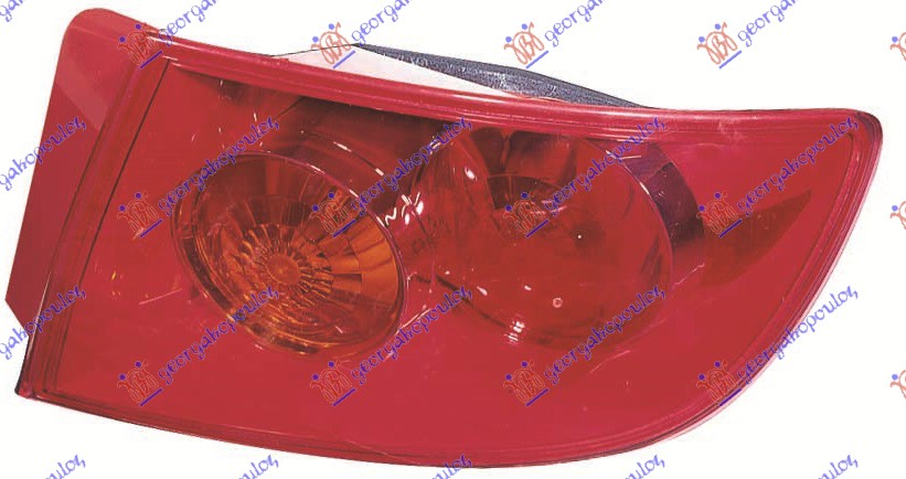 STOP LAMPA SPOLJASNJA 4 VRATA (CRVENA) -06 (DEPO) - DESNO