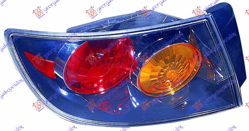 STOP LAMPA SPOLJASNJA 4 VRATA (CRNA) -06 (DEPO)