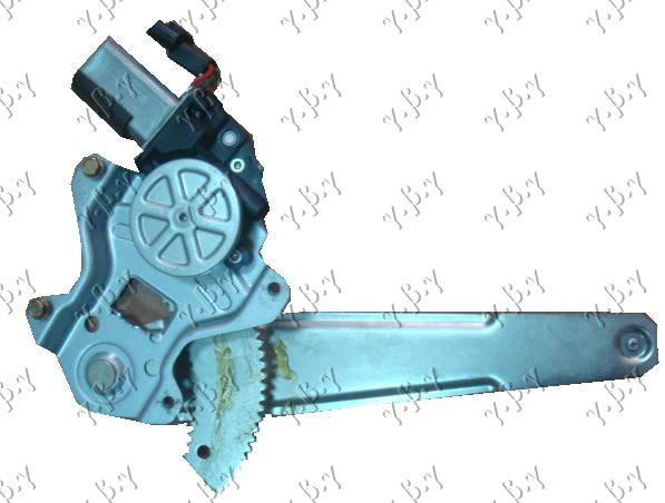 PODIZAC ZADNJEG PROZORA ELEKTRICNI (BEZ MOTORA) 5 VRATA (A KVALITET) - DESNO